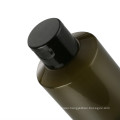 100ml green plastic pet bottle personal care plastic pet bottle with black plastic screw cap cosmetic container hot sale